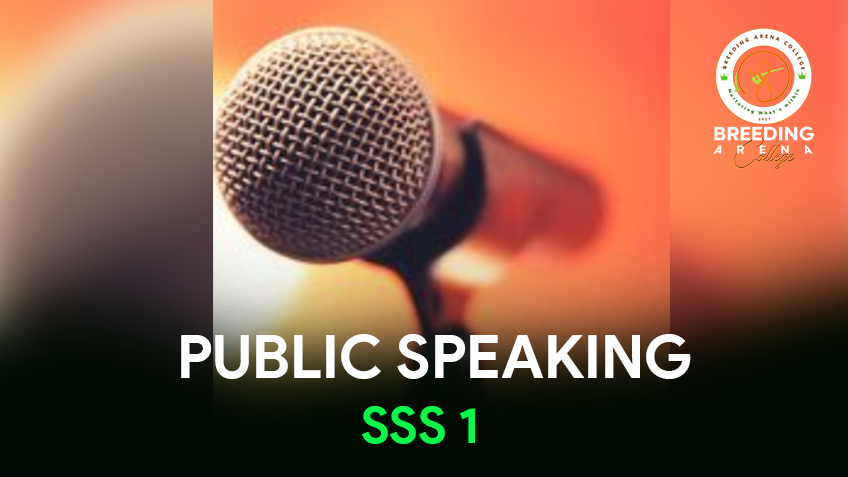 Public Speaking - Senior Year 1